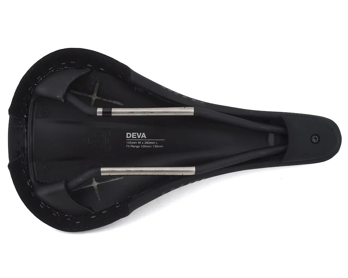 WTB Deva Saddle (Black) (Titanium Rails) (Medium) (145mm) - view 4